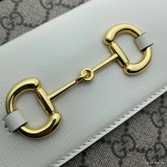 First bag ru bag 1955 shoulder Horsebit small GUCCI 0719